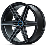 20" Vossen HF6-2 Tinted Matte Gunmetal 20x9.5 Wheels Fits Ford F150 2021 and Up
