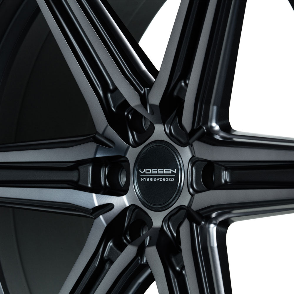 24" Vossen HF6-2 Tinted Matte Gunmetal 24x10 Wheels Fits Lexus LX600 LX700h