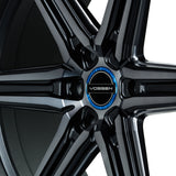 22" Vossen HF6-2 Tinted Matte Gunmetal 22x9.5 Wheels Fits Lincoln Navigator