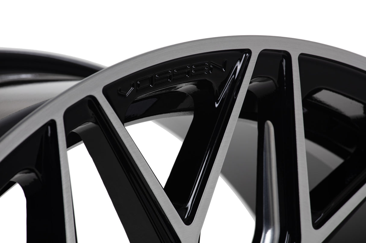 20" Vossen HF6-3 Brushed Gloss Black 20x9.5 Concave Wheels Rims Fits Lexus GX460