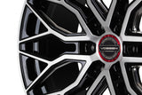 20" Vossen HF6-3 Brushed Gloss Black 20x9.5 Wheels Fits Ford F150 2015-2020