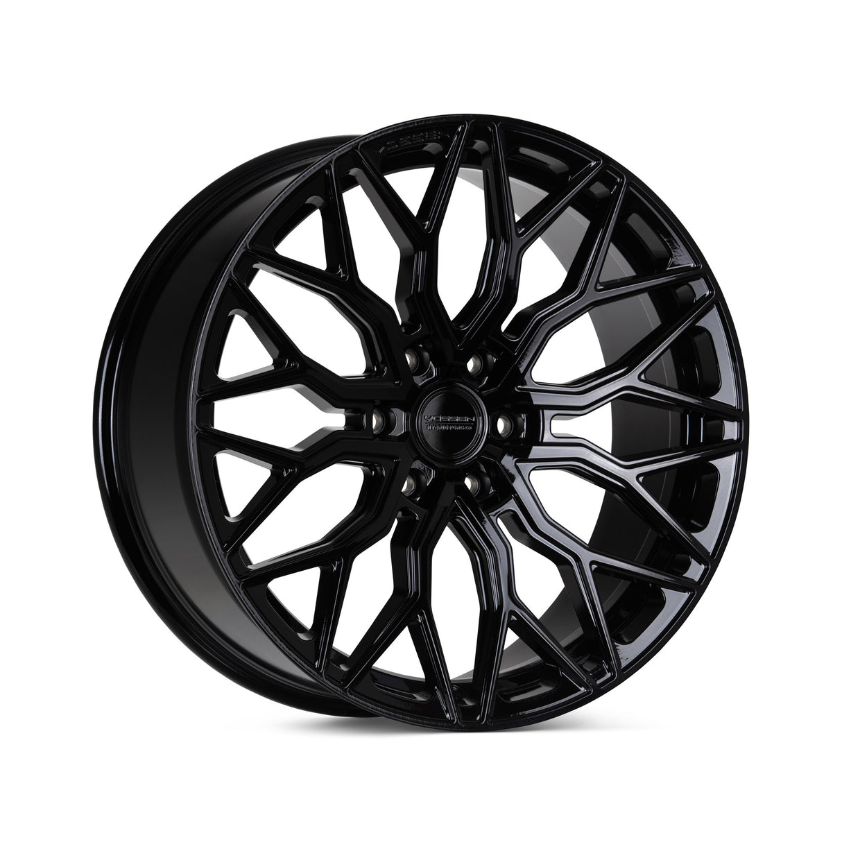 24" Vossen HF6-3 Gloss Black 24x10 Concave Wheels Fits Ford F150 2021 and Up
