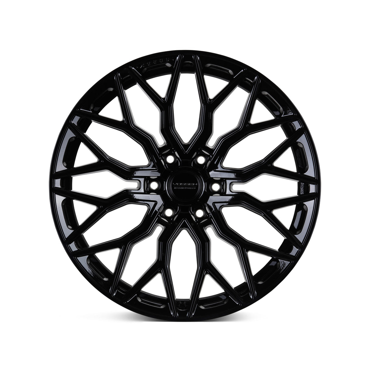 22" Vossen HF6-3 Gloss Black 22x9.5 Concave Wheels Fits Ford F150 2021 and Up