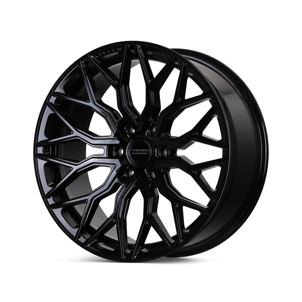 24" Vossen HF6-3 Gloss Black 24x10 Concave Wheels Rims Fits Cadillac Escalade