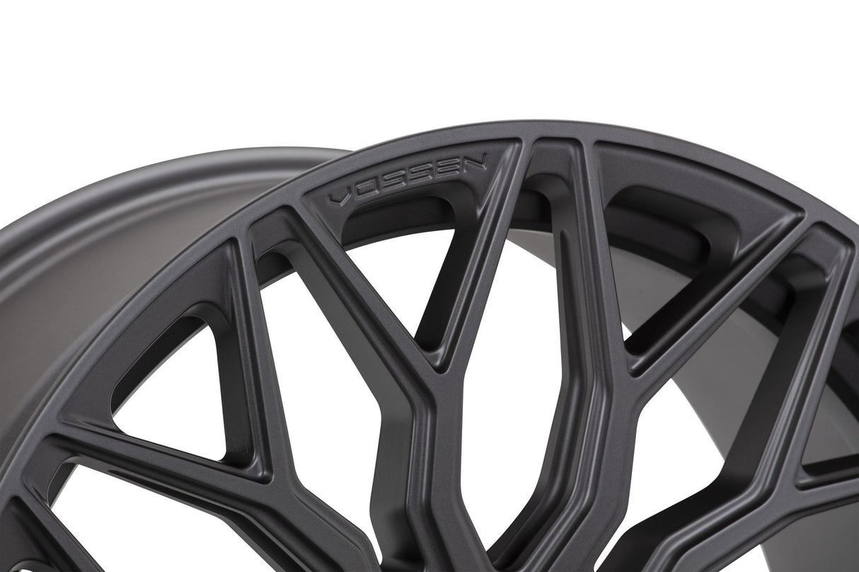 22" Vossen HF6-3 Matte Gunmetal 22x9.5 Concave Wheels Rims Fits RAM 1500
