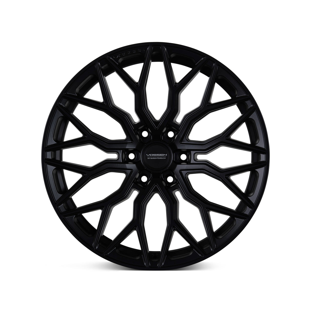 22" Vossen HF6-3 Satin Black 22x9.5 Concave Wheels Fits Chevrolet Silverado 1500