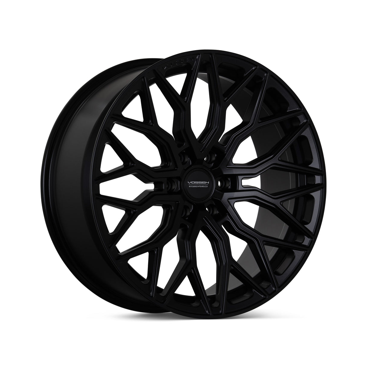 24" Vossen HF6-3 Satin Black 24x10 Concave Wheels Rims Fits Cadillac Escalade