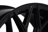24" Vossen HF6-3 Satin Black 24x10 Concave Wheels Fits Chevrolet Silverado 1500