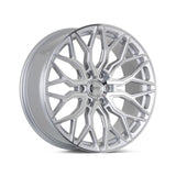 24" Vossen HF6-3 Silver Polished 24x10 Concave Wheels Fits Cadillac Escalade