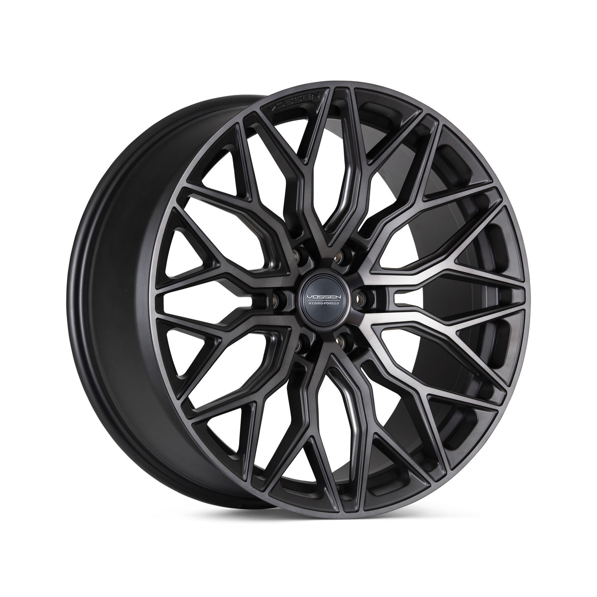 22" Vossen HF6-3 Tinted Matte Gunmetal 22x9.5 Wheels Fits Toyota Tacoma 4th Gen
