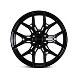 20" Vossen HF6-4 Gloss Black 20x9.5 Concave Wheels Rims Fits Jeep Wagoneer