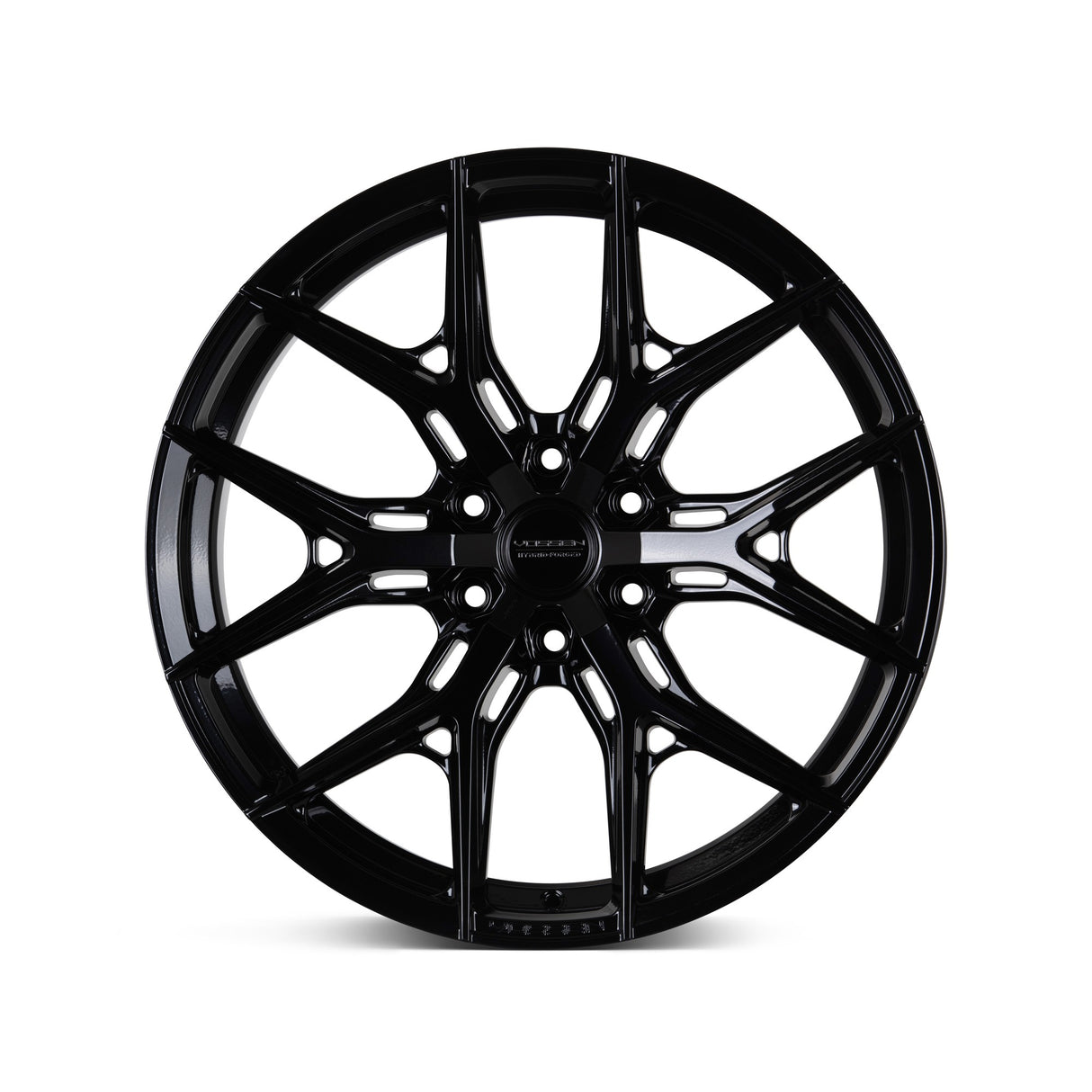 24" Vossen HF6-4 Gloss Black 24x10 Concave Wheels Fits Ford F150 2021 and Up
