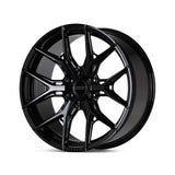 22" Vossen HF6-4 Gloss Black 22x9.5 Concave Wheels Rims Fits Ford Bronco