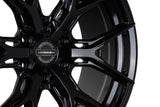 17" Vossen HF6-4 Gloss Black 17x9 Concave Wheels Rims Fits Lexus GX460