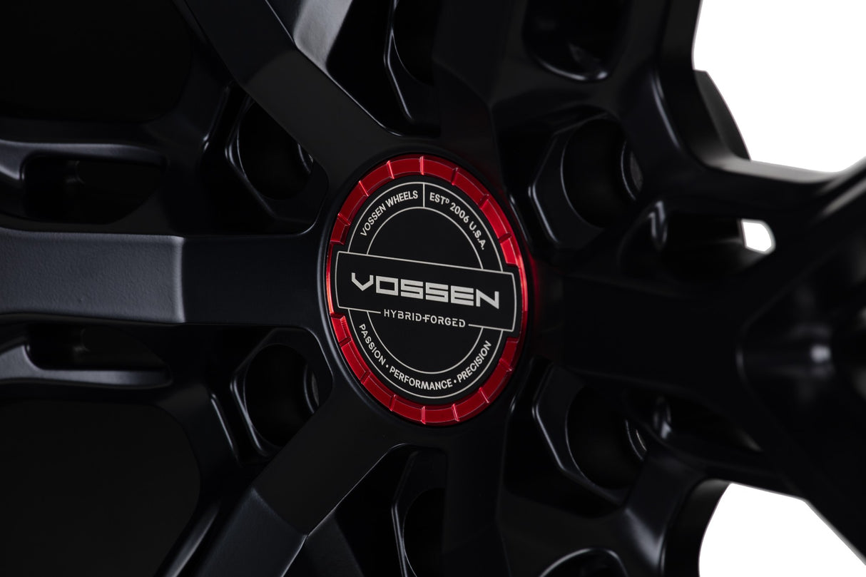 17" Vossen HF6-4 Satin Black 17x9 Concave Wheels Fits Toyota Land Cruiser 250