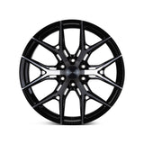20" Vossen HF6-4 Tinted Black 20x9 Concave Wheels Rims Fits Chevrolet Tahoe