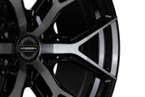 20" Vossen HF6-4 Tinted Black 20x9.5 Wheels Fits Chevrolet Silverado 1500