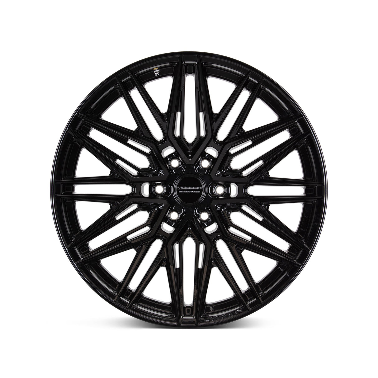 22" Vossen HF6-5 Gloss Black 22x9.5 Concave Wheels Rims Fits Jeep Wagoneer