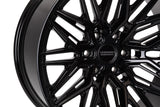 22" Vossen HF6-5 Gloss Black 22x9.5 Concave Wheels Rims Fits Lexus LX600 LX700h