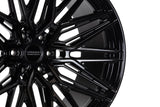 22" Vossen HF6-5 Gloss Black 22x9.5 Concave Wheels Rims Fits Chevrolet Suburban