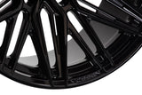 20" Vossen HF6-5 Gloss Black 20x9.5 Concave Wheels Rims Fits Lexus LX600 LX700h