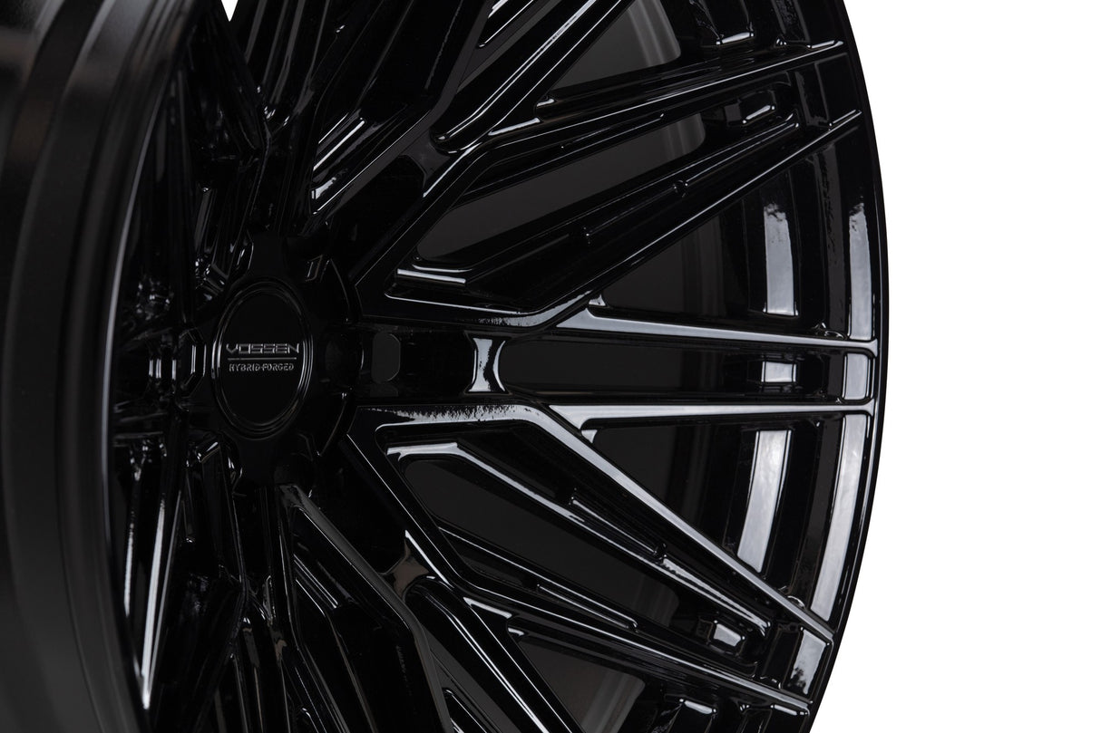 22" Vossen HF6-5 Gloss Black 22x10 Concave Wheels Rims Fits Ford F150 2015-2020