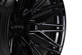 22" Vossen HF6-5 Gloss Black 22x9.5 Concave Wheels Rims Fits Lexus GX460