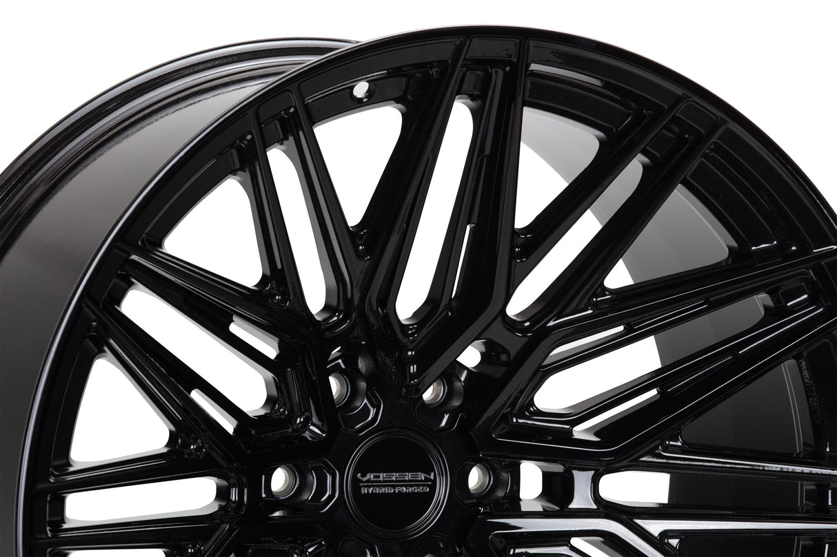20" Vossen HF6-5 Gloss Black 20x9.5 Concave Wheels Rims Fits Ford Ranger Raptor