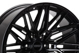 20" Vossen HF6-5 Gloss Black 20x9.5 Concave Wheels Fits Toyota Tacoma 4th Gen