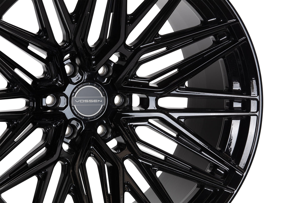22" Vossen HF6-5 Gloss Black 22x12 Concave Wheels Rims Fits Ford F150 2015-2020