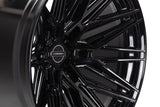 22" Vossen HF6-5 Gloss Black 22x9.5 Concave Wheels Rims Fits Chevrolet Suburban