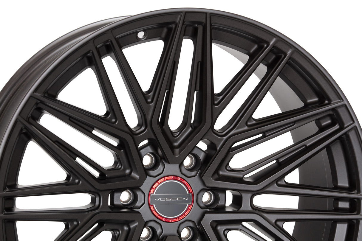 24" Vossen HF6-5 Matte Gunmetal 24x10 Concave Wheels Fits Cadillac Escalade V