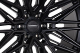 22" Vossen HF6-5 Satin Black 22x9.5 Concave Wheels Rims Fits GMC Sierra