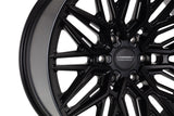 22" Vossen HF6-5 Satin Black 22x12 Concave Wheels Rims Fits Ford F150 2015-2020