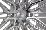 22" Vossen HF6-5 Silver Polished 22x9.5 Concave Wheels Rims Fits Jeep Wagoneer