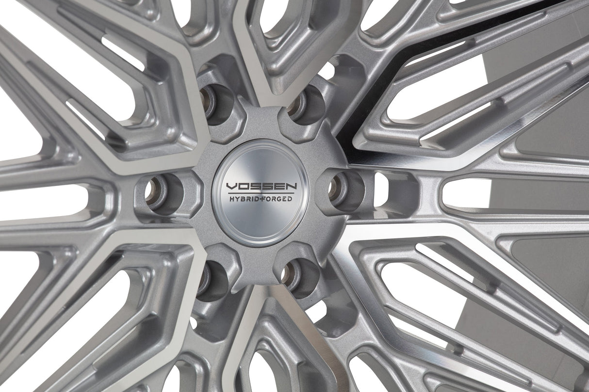 20" Vossen HF6-5 Silver Polished 20x9.5 Wheels Fits Ford F150 2021 and Up