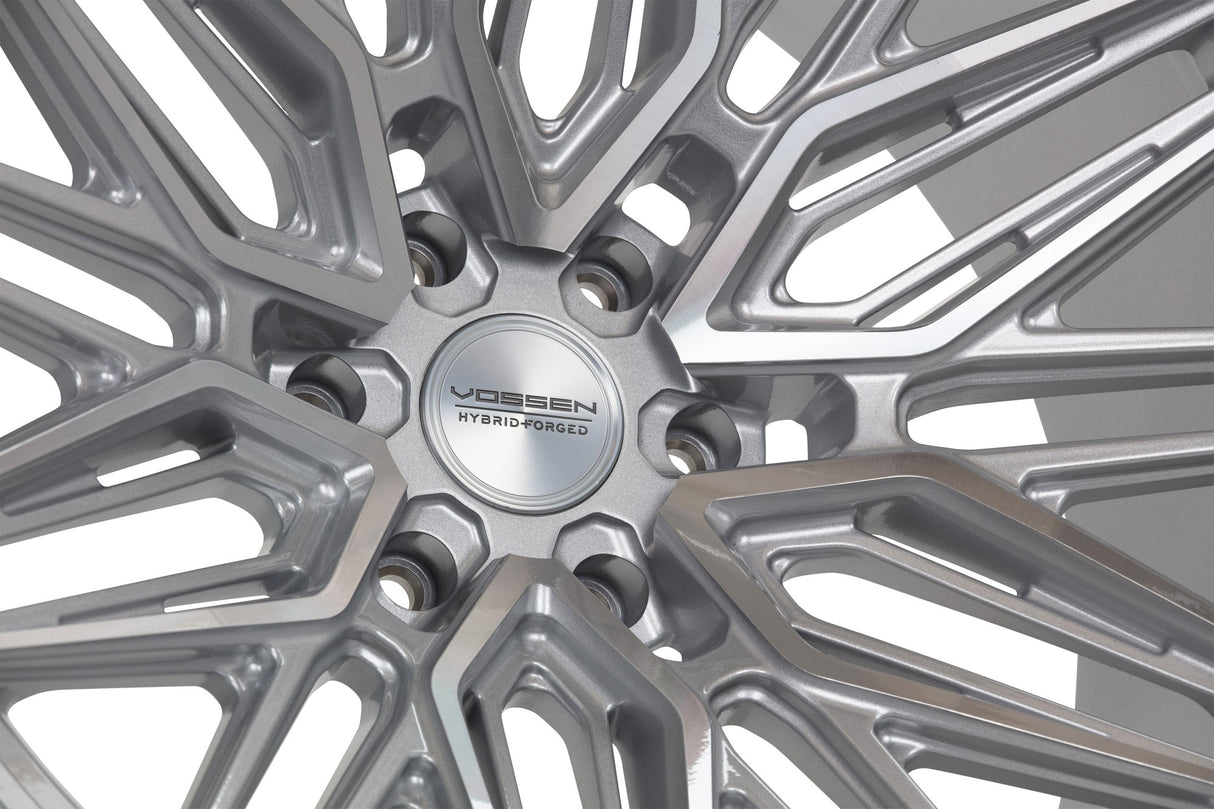 22" Vossen HF6-5 Silver Polished 22x12 Concave Wheels Fits Ford F150 2021 and Up