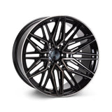 20" Vossen HF6-5 Tinted Gloss Black 20x10 Wheels Fits Ford F150 2015-2020
