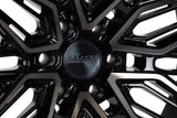 22" Vossen HF6-5 Tinted Gloss Black 22x12 Wheels Fits Ford F150 2015-2020