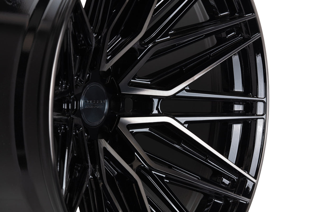 22" Vossen HF6-5 Tinted Gloss Black 22x9.5 Wheels Fits Lexus LX600 LX700h