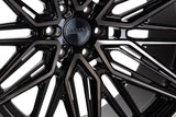 20" Vossen HF6-5 Tinted Gloss Black 20x10 Concave Wheels Rims Fits RAM 1500 TRX