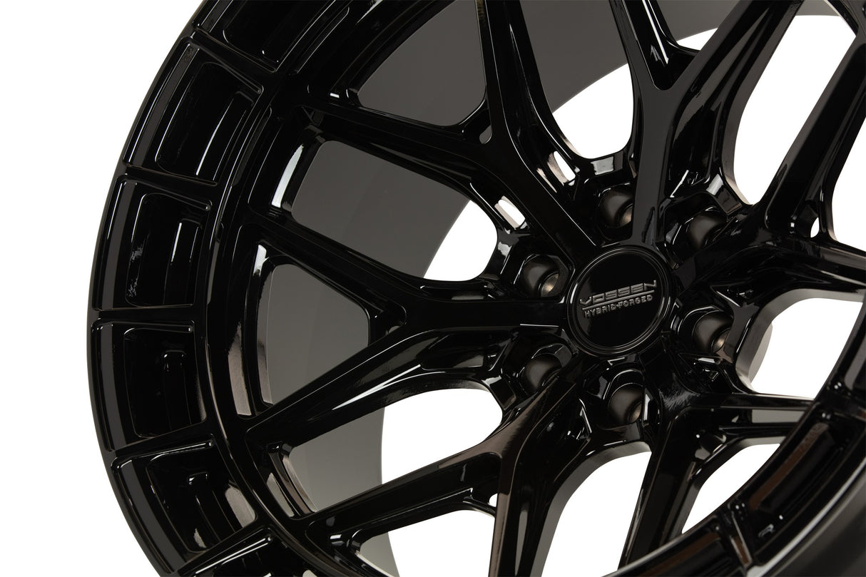 22" Vossen HFX1 Gloss Black 22x12 Concave Wheels Rims Fits Ford F150 2015-2020