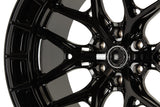 22" Vossen HFX1 Gloss Black 22x12 Concave Wheels Rims Fits Ford F150 2021 and Up