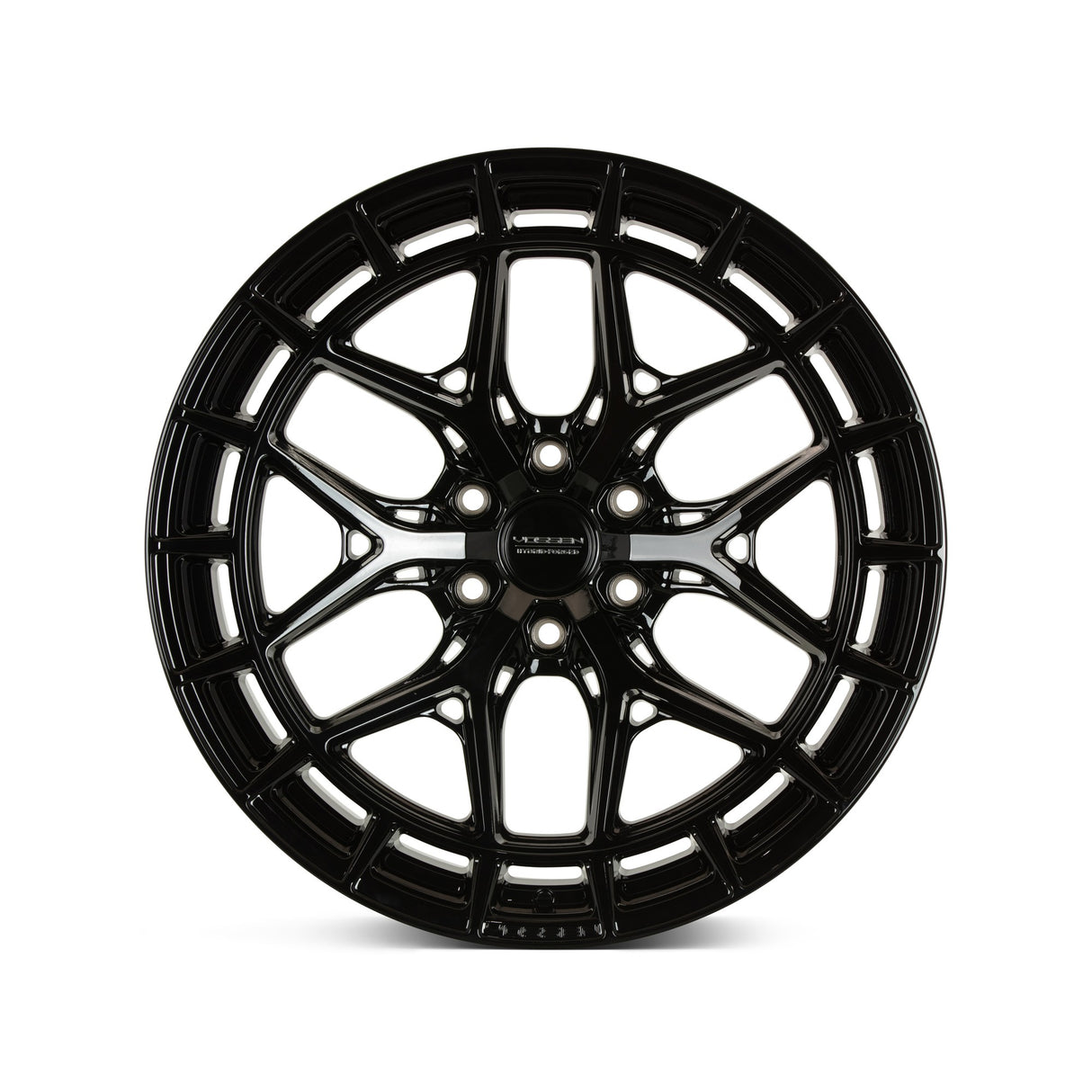20" Vossen HFX1 Gloss Black 20x9.5 Concave Wheels Rims Fits GMC Sierra