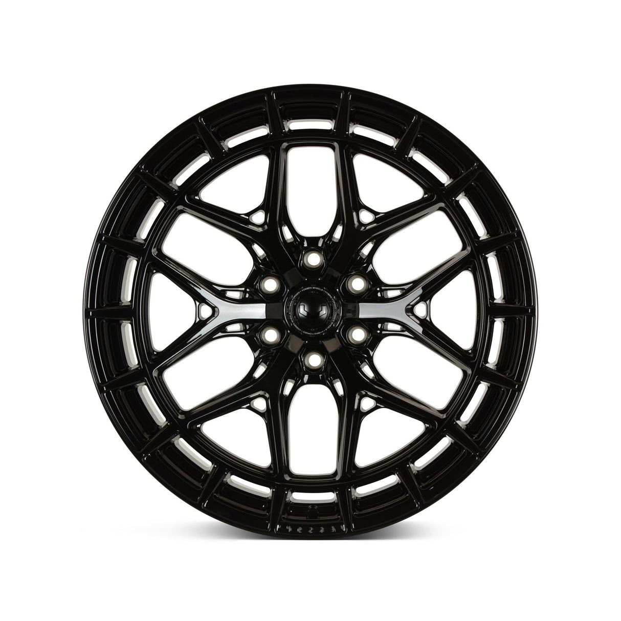 20" Vossen HFX1 Gloss Black 20x9.5 Concave Wheels Rims Fits Cadillac Escalade V