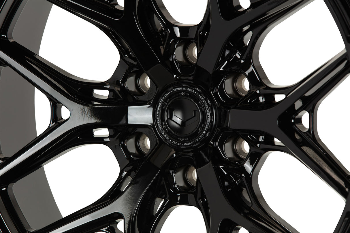 20" Vossen HFX1 Gloss Black 20x9.5 Concave Wheels Rims Fits Tesla Cybertruck