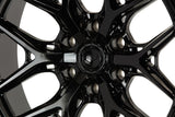 20" Vossen HFX1 Gloss Black 20x9 Concave Wheels Rims Fits Chevrolet Suburban