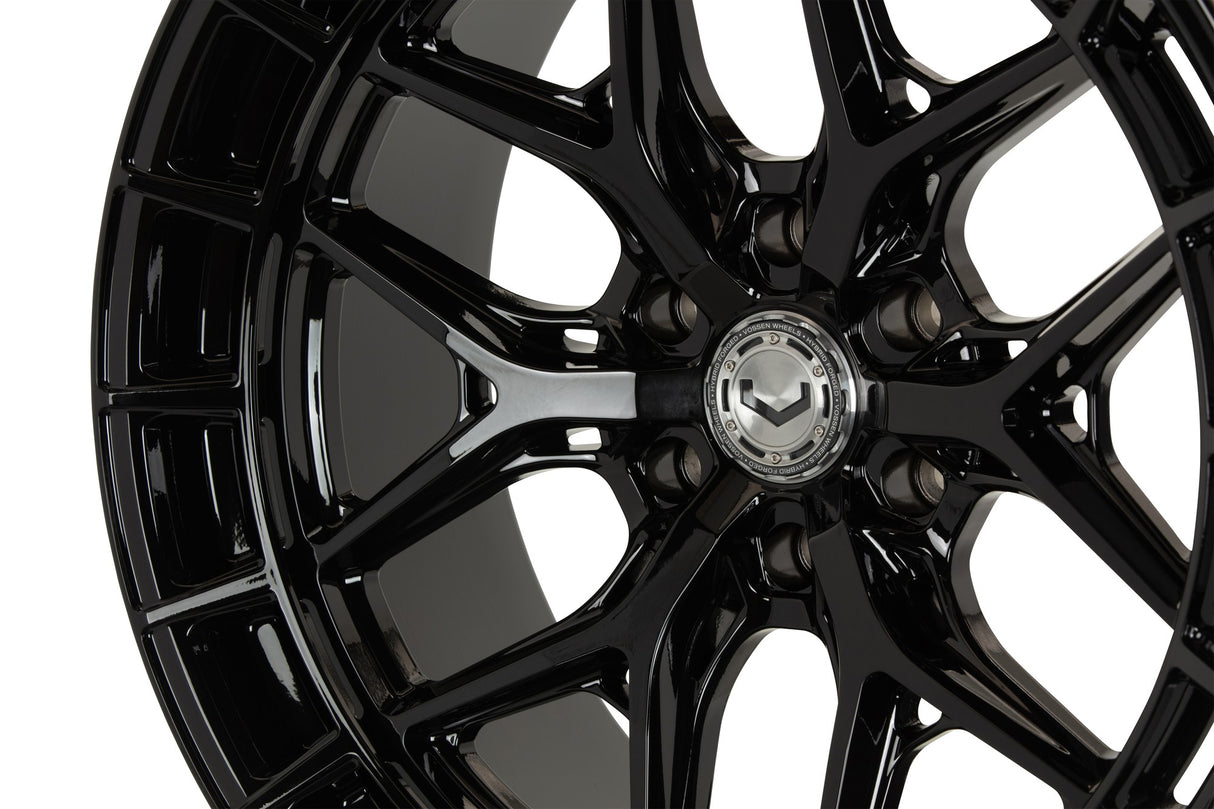 18" Vossen HFX1 Gloss Black 18x8.5 Concave Wheels Rims Fits Ineos Grenadier