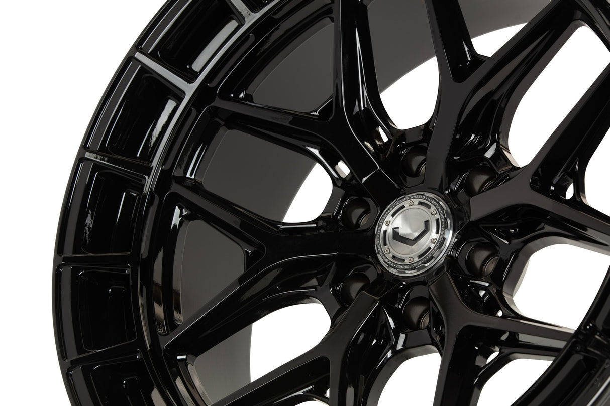 18" Vossen HFX1 Gloss Black 18x9 Concave Wheels Rims Fits Toyota 4Runner 6th Gen