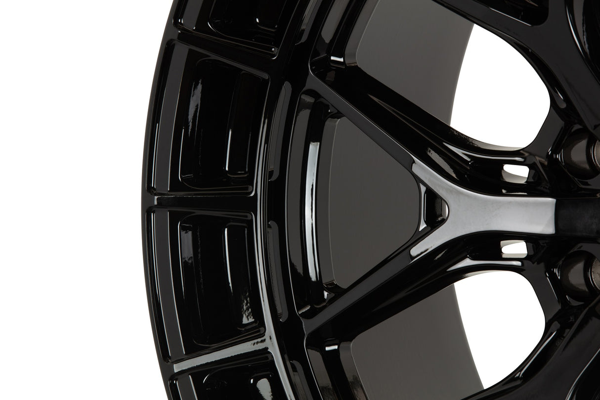 20" Vossen HFX1 Gloss Black 20x9 Concave Wheels Rims Fits Cadillac Escalade